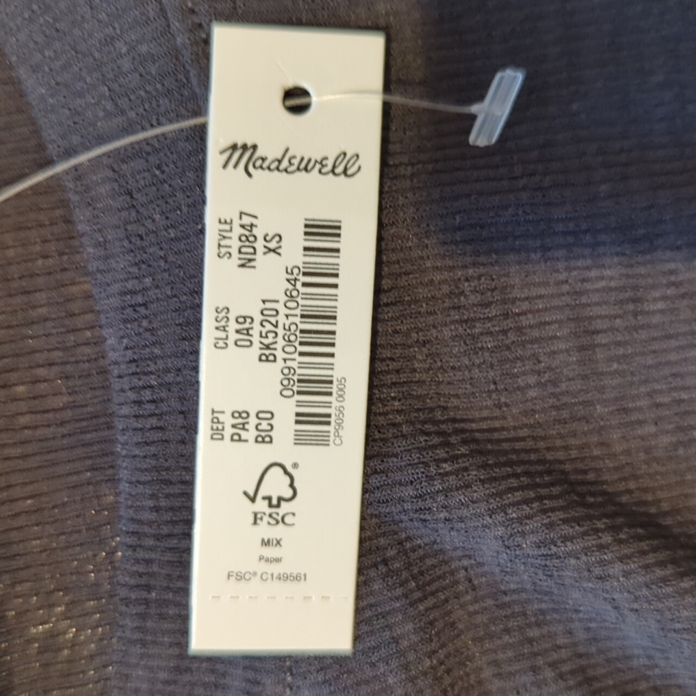 Madewell Eastover Bubble-Sleeve Tee XS - Picture 7 of 7